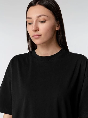 Футболка оверсайз женская Boxy Women, темно-серая (графит)