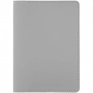 Обложка для паспорта Shall Simple, серый