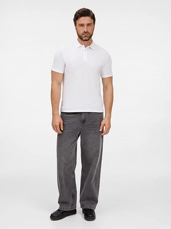 Рубашка поло унисекс Tervise, белая