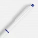 Ручка шариковая Bright Pop, белая с синим