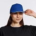 Бейсболка Classic 2.0, ярко-синяя с белым кантом