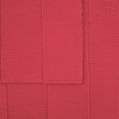 Плед Rombus, темно-розовый (коралл)