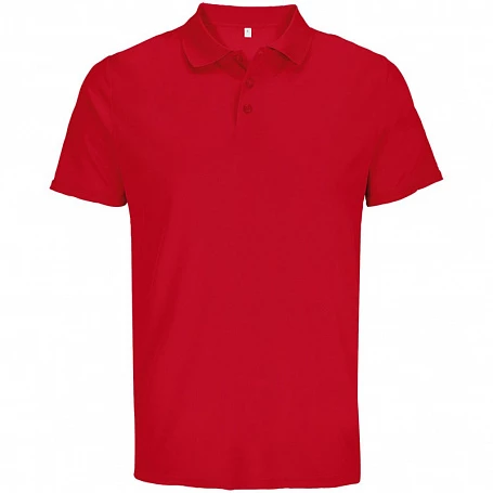 Рубашка поло унисекс Pitcher, красная