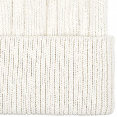 Шапка Knit Beat, белая (молочная)