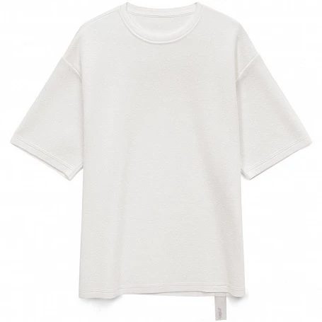 Джемпер с коротким рукавом Siluetti Volumica, молочно-белый