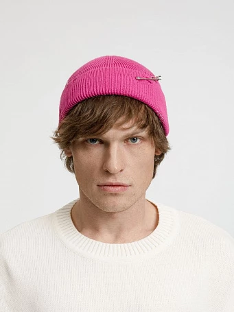 Шапка Pricker, розовая (малиновая)