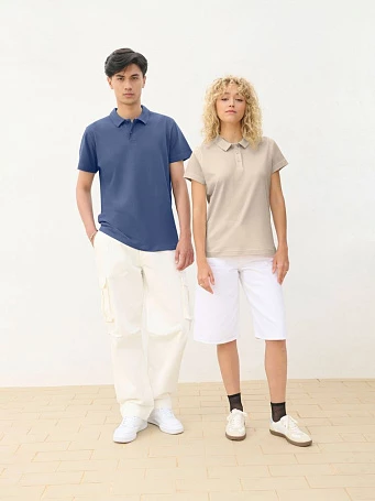 Рубашка поло унисекс Pulse, ярко-зеленая