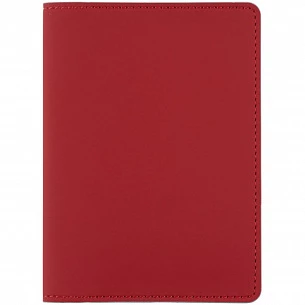 Обложка для паспорта Shall Simple, красный