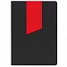 Ежедневник Bookmark, недатированный, черный с красным