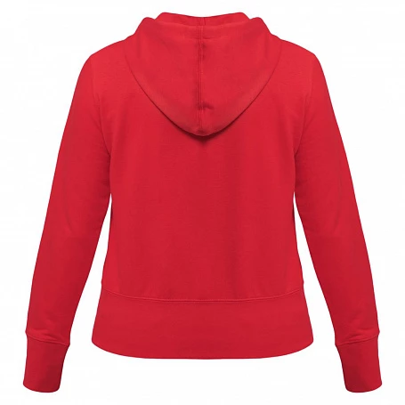 Толстовка женская Hooded Full Zip красная