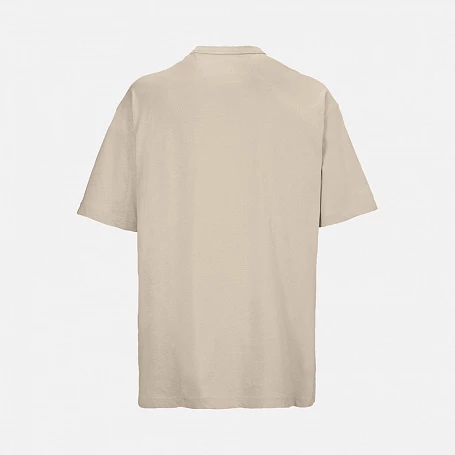 Футболка оверсайз мужская Boxy Men, бежевая (льняная)