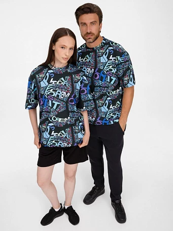 Футболка из бифлекса Morfiss с полной запечаткой на заказ