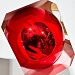 Оформительский шар Finery, 8 см, глянцевый красный