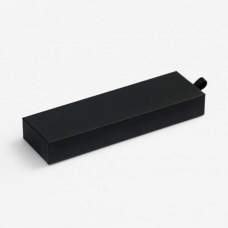Ручка шариковая Broad Ring Soft Touch в футляре, черная