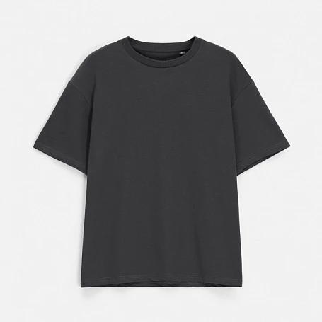 Футболка унисекс Durington, темно-серая (графит)