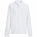 Рубашка поло унисекс с длинным рукавом Pacific LSL, белая