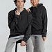 Толстовка с капюшоном унисекс Hoodie, серый меланж (антрацит)