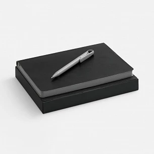 Набор Doppio, черный с серым