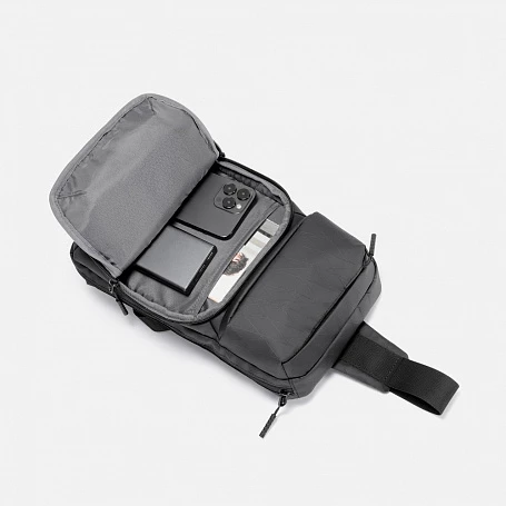 Рюкзак на одно плечо Jekko, черный