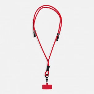 Кабель-ланьярд energyFlex Power Delivery 60 Вт, красный