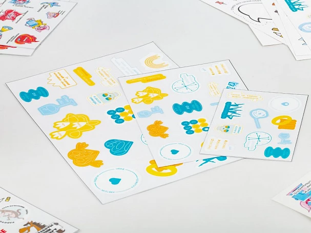 Наклейки UV-DTF Sticker Pack на заказ, S