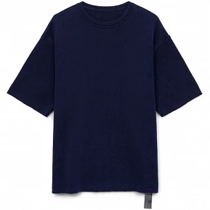 Джемпер с коротким рукавом Siluetti Volumica, темно-синий