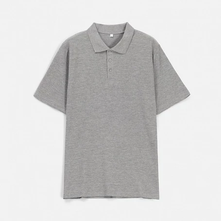 Рубашка поло унисекс Tervise, серый меланж