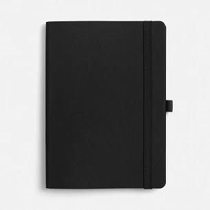 Ежедневник Peel Flex, недатированный, черный