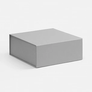 Коробка складная Quadra Fold, серая