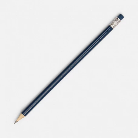 Карандаш простой Hand Friend с ластиком, темно-синий